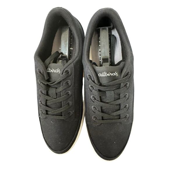 Allbirds Canvas Pacers Natural Black Sneakers Size Men’s 11 - Picture 2 of 9